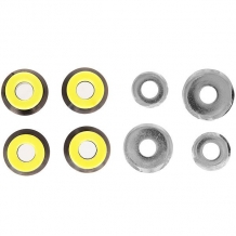 Купить амортизаторы для скейтборда юнион бушинги black/yellow черный,желтый,серый ( id 1178266 )