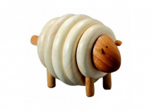 Купить деревянная игрушка plan toys овечка 5150