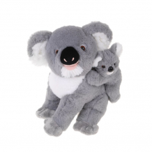 Купить мягкая игрушка fluffy family мама и малыш коала 25 см 681975