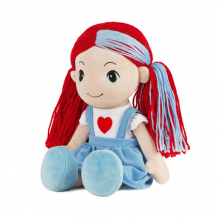 Купить maxitoys кукла стильняшка в сарафане с сердцем 40 см mt-hh-r20191