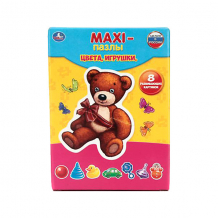 Купить maxi-пазлы умка "цвета. игрушки" ( id 15518821 )