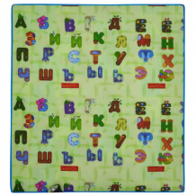 Купить игровой коврик babypol двойной алфавит 200х180 см 2182010-1