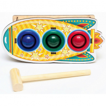 Купить игрушка woodland "стучалка цветная: ракета" ( id 12857541 )
