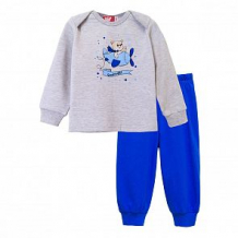 Купить пижама джемпер/брюки let's go, цвет: серый/синий ( id 12025894 )