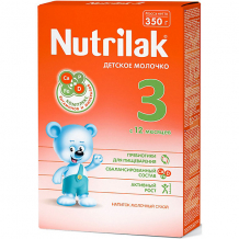 Купить молочный напиток nutrilak 3, с 12 мес, 350 г ( id 15149304 )