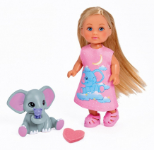 Купить simba кукла еви со слоненком 12 см 5733355