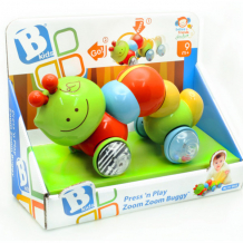 Купить развивающая игрушка b kids инерционная каталка гусеница 04377