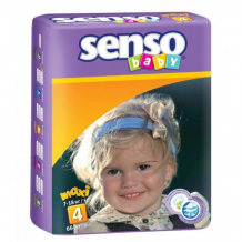 Купить senso baby подгузники макси (7-18 кг) 66 шт. 4810703-000568
