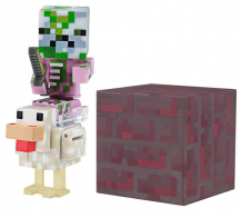 Купить minecraft набор фигурок baby zombie pigman jockey 8см tm19978