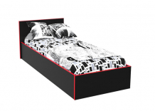 Купить подростковая кровать мдк black 200х80 см bl-кр9