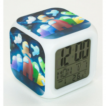 Купить часы kids choice будильник among us с подсветкой №1 tm11420
