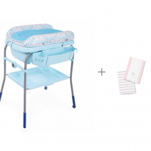 Купить пеленальный столик chicco cuddle & bubble comfort и полотенчики swaddledesigns baby burpie simple stripe 