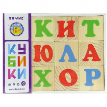 Купить деревянные кубики томик "алфавит" 12 шт ( id 7140544 )