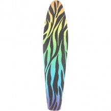 Купить шкурка для скейтборда для лонгборда пластборд zebra grip 22.5 black/multi мультиколор,черный ( id 1176798 )