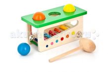 Купить деревянная игрушка mapacha набор забей шарик 76614