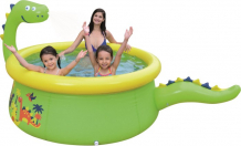 Купить бассейн jilong бассейн надувной dinosaur 3d spray 175х62 см 17786