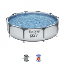 Купить бассейн bestway бассейн каркасный steel pro max 56408 305х76 см 5309787