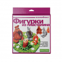 Купить набор для творчества hobby time "картина из пластилина. колобок" №3 ( id 12466722 )