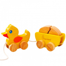 Купить каталка-игрушка mertens утка с яйцом 70401