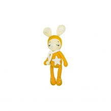 Купить вязаная игрушка niki toys зайчонок астерикс, желтый, 45см ( id 11813504 )