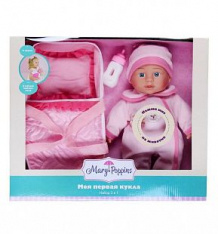 Купить кукла mary poppins 2в1 милый болтун в нежно-розовом комбенизоне с красочным принтом 30 см ( id 8735419 )