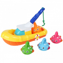 Купить ути пути игрушка для ванны рыбацкая лодка 72439