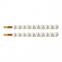 Купить milledeux набор из двух невидимок с крупным жемчугом pearl 01-pc-1b