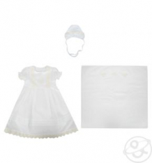 Купить крестильный набор рубашка/чепчик/пеленка lucky child, цвет: белый ( id 10336085 )