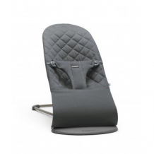 Купить кресло-шезлонг babybjörn bliss cotton, цвет: серый babybjorn 996892423