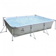 Купить бассейн jilong rectangular stell frame pools с фильтр-насосом 300x207x70 см 