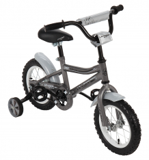 Купить двухколесный велосипед leader kids g12bd702, цвет: серый ( id 10465442 )