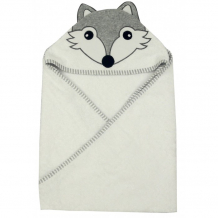 Купить forest kids полотенце с капюшоном волк 100х100 см 48503-7