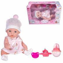 Купить abtoys пупс-кукла baby ardana в розовом платье 30 см pt-01418