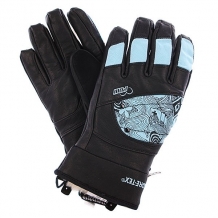 Купить перчатки сноубордические женские pow ws feva glove gtx blue черный,голубой ( id 1071311 )