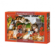 Купить пазл castorland "кошки", 1500 деталей ( id 13138133 )