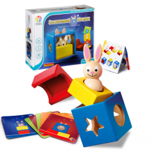 Купить развивающая игрушка bondibon логическая игра застенчивый кролик вв0947