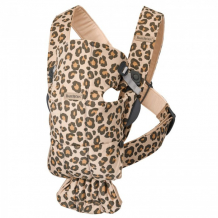 Купить рюкзак-кенгуру babybjorn mini cotton leopard 0210.75