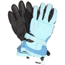 Купить перчатки сноубордические женские marmot piste glove blue sky/blue jay голубой,черный,синий ( id 1170937 )