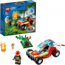 Купить конструктор lego city fire 60247: лесные пожарные ( id 12998271 )