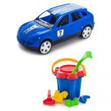 Купить тебе-игрушка набор летний детский автомобиль кроссовер + песочный набор цветок 40-0035+40-0100 40-0035+40-0100