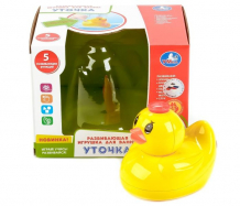 Купить умка развивающая игрушка для ванны уточка zy403183-r