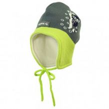 Купить шапка huppa karro 1, цвет: серый/зеленый ( id 10865447 )