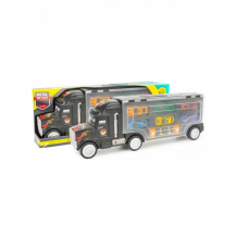 Купить little ant грузовик-автовоз с набором легковых машин 1:27 la-017