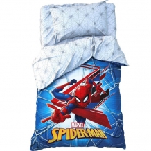 Купить постельное белье марвел (marvel) 1.5 спальное spider-man (3 предмета) 4671427
