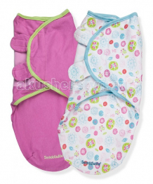 Пеленка Summer Infant Swaddleme Конверт для пеленания на липучке 2 шт 70100