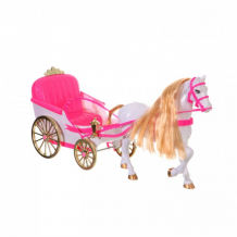 Купить глория набор игровой карета с лошадью для куклы 22088 д9331