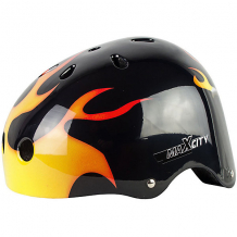 Купить защитный шлем maxcity graffity flame, размер 50-52 ( id 14939685 )