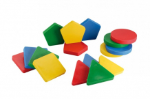 Купить развивающая игрушка gymnic геометрические фигуры резиновые multiform set 16 шт. 8097