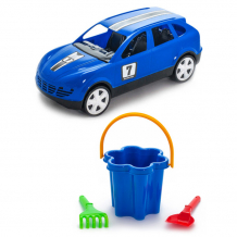 Купить тебе-игрушка набор летний детский автомобиль кроссовер + песочный набор цветок 40-0035+40-0078
