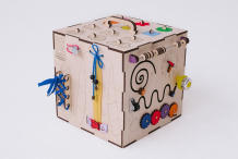 Купить деревянная игрушка бизикуб транспорт и геометрические фигуры с розеткой 07cr107